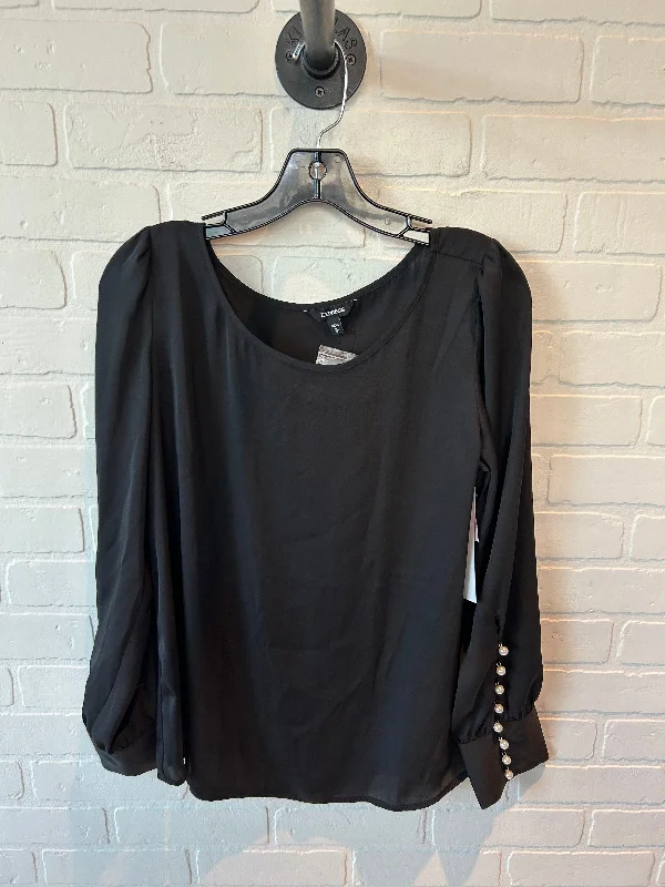 Top Long Sleeve By Express In Black, Size: M