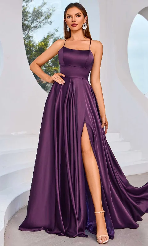 J'Adore Dresses J25001 - Scoop A-Line Evening Dress