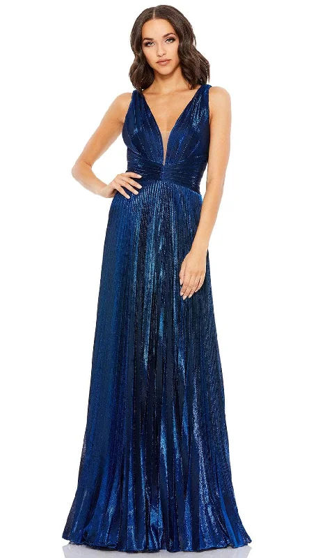 Mac Duggal 50640 - Metallic Sleeveless Evening Dress