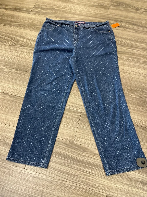 Jeans Straight By Gloria Vanderbilt  Size: 18