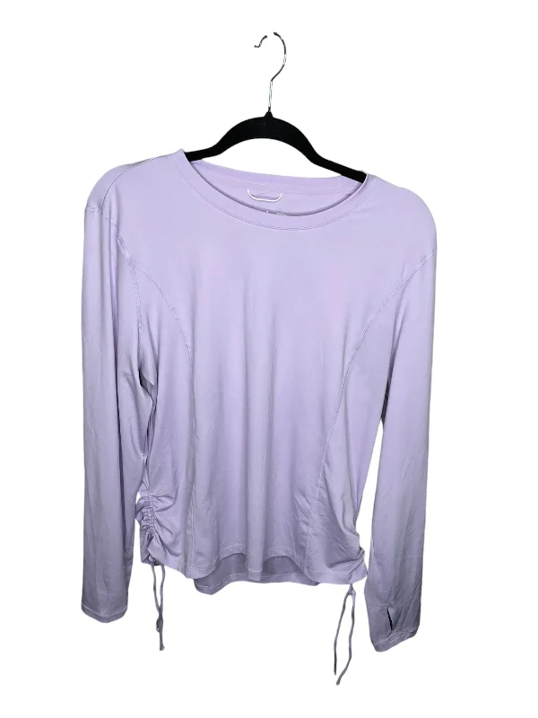 Top Long Sleeve By Avalanche In Purple, Size: Xl