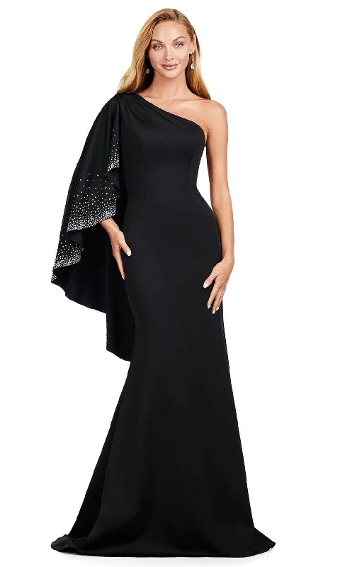 Ashley Lauren 11421 - Asymmetric Mermaid Evening Gown