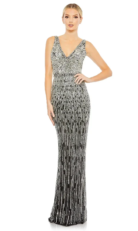 Mac Duggal 5483 - Sequin V-Neck Evening Dress