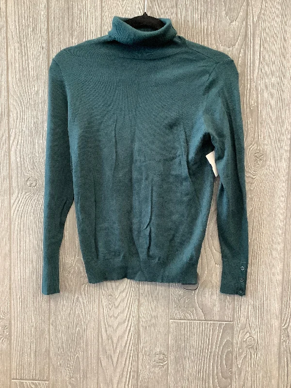 Top Long Sleeve By Ann Taylor In Green, Size: S