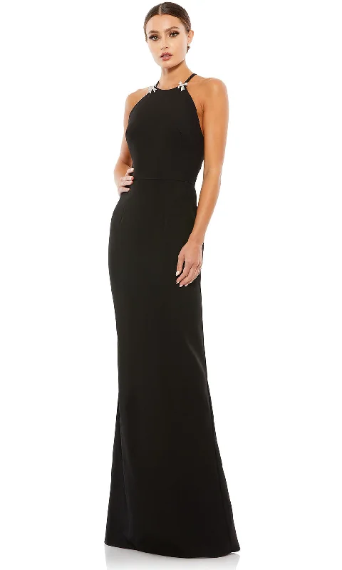 Ieena Duggal A26618 - Sleeveless Halter Evening Dress