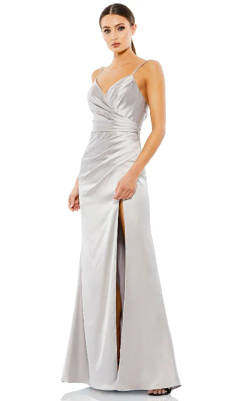 Ieena Duggal A26585 - Sleeveless Satin Evening Dress