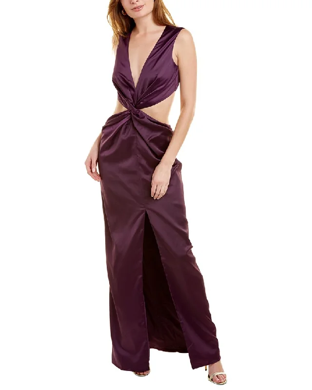 One Social by Badgley Mischka Cutout Maxi Dress