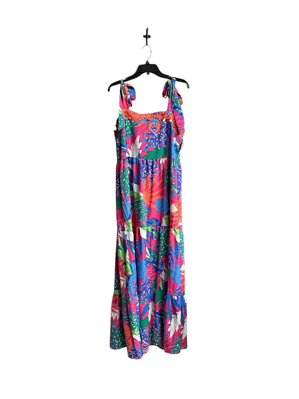 Dress Casual Maxi By Umgee In Multi-colored, Size: L