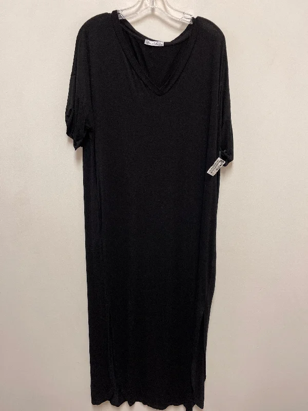 Dress Casual Maxi By Clothes Mentor In Black, Size: L