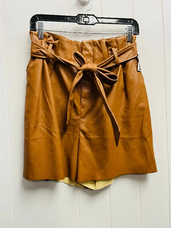 Shorts By Zenana Outfitters In Tan, Size: L