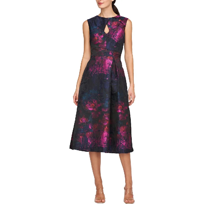 Beckett Womens Sleeveless Midi Cocktail And Party Dress