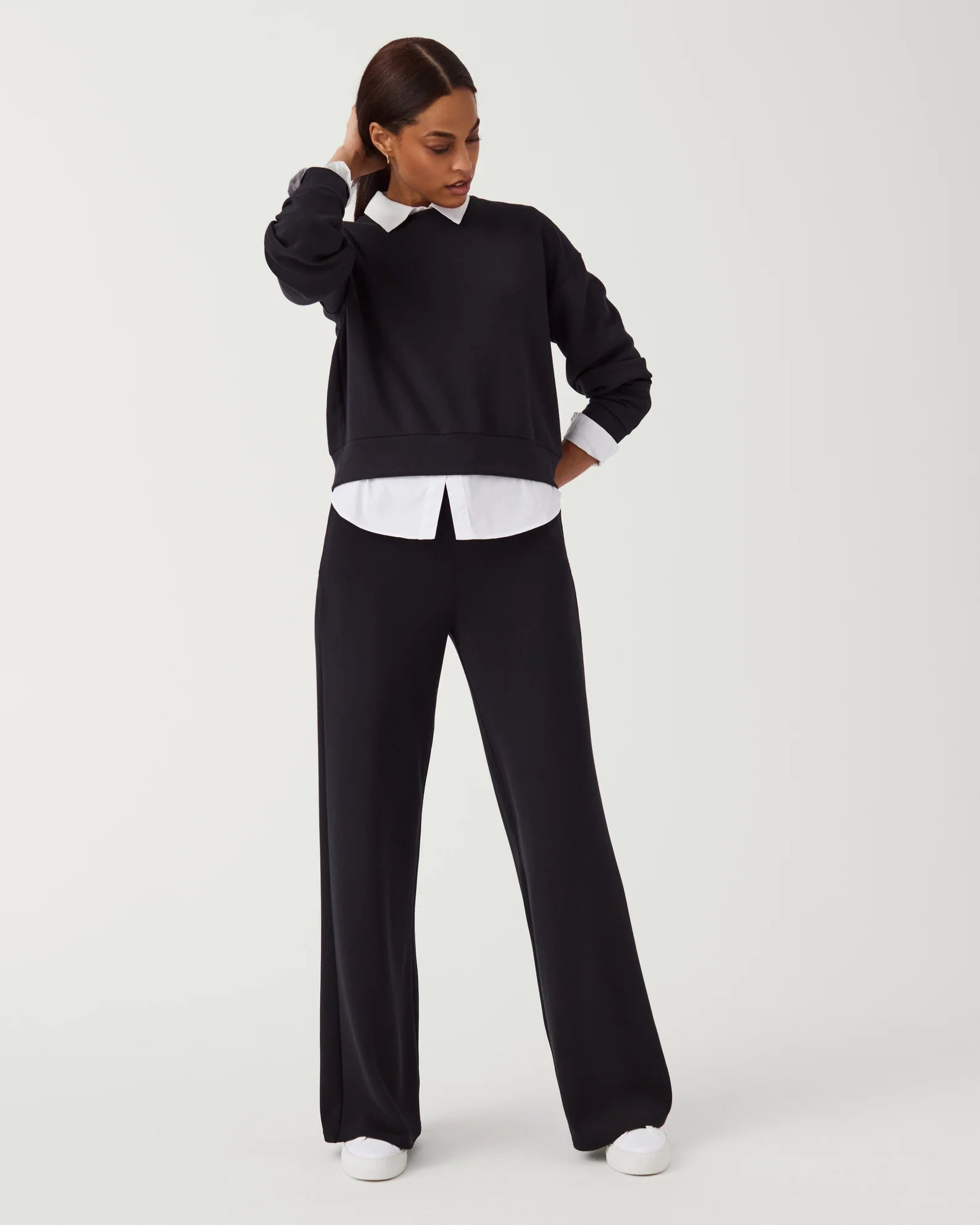 Spanx Airessentials Wide Leg Pant | Black