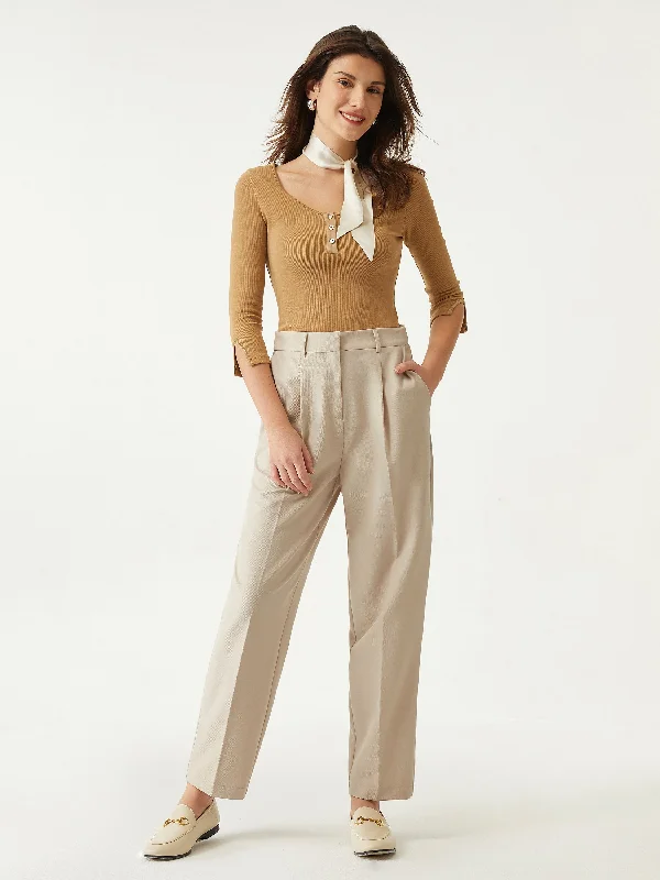 Versatile Cropped Tapered Pants