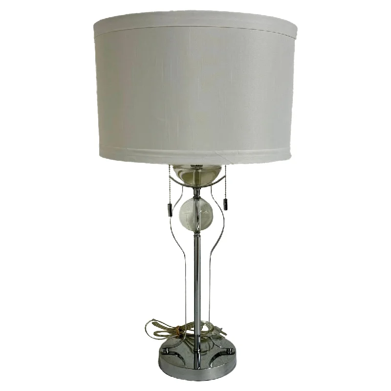 Acrylic and Metal Table Lamp