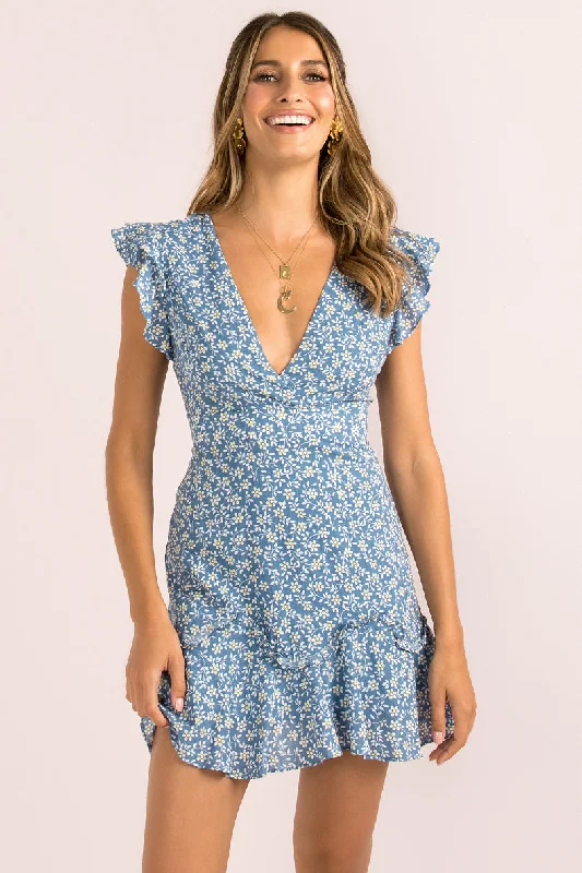 Gracie Dress / Blue