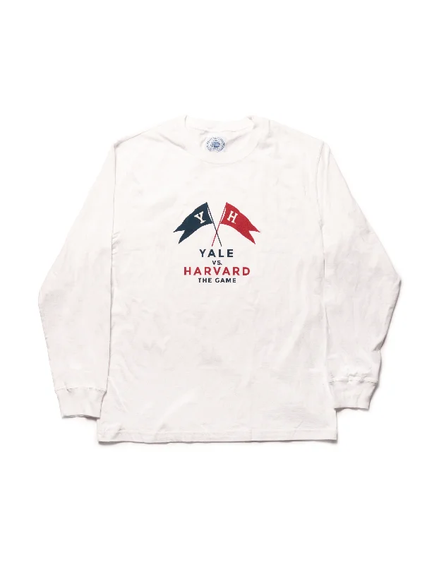 YALE X HARVARD T-SHIRT - WHITE