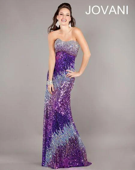 Jovani Beaded Strapless Long Gown Sale