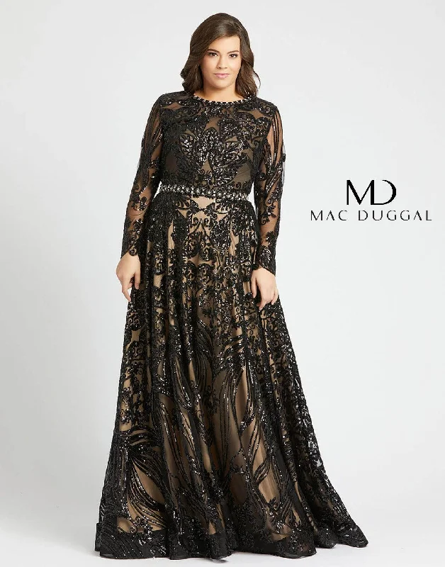 Mac Duggal 67148 Plus Size Long Gown