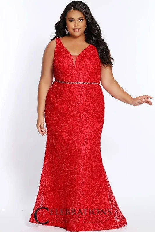 Sydneys Closet Long Plus Size Prom Dress Sale