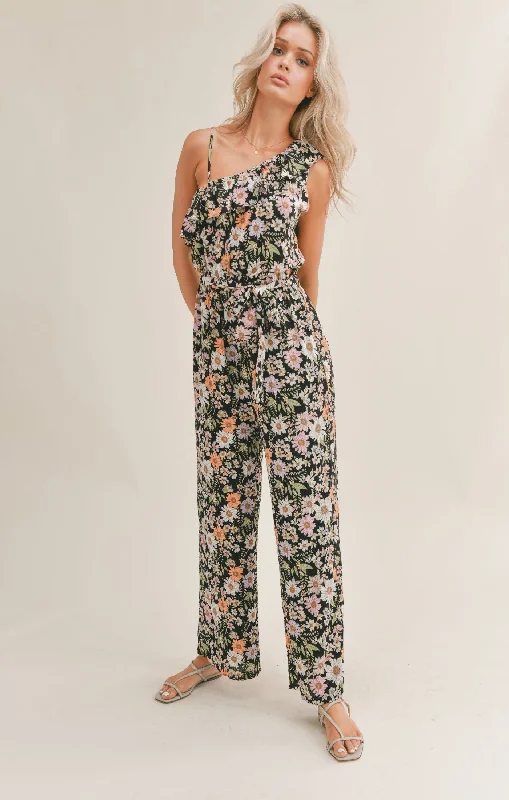 Getaway Garden One Shoulder Jumpsuit