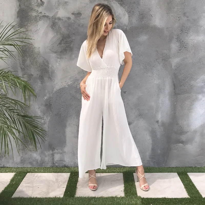 Eternal Love Jumpsuit in White